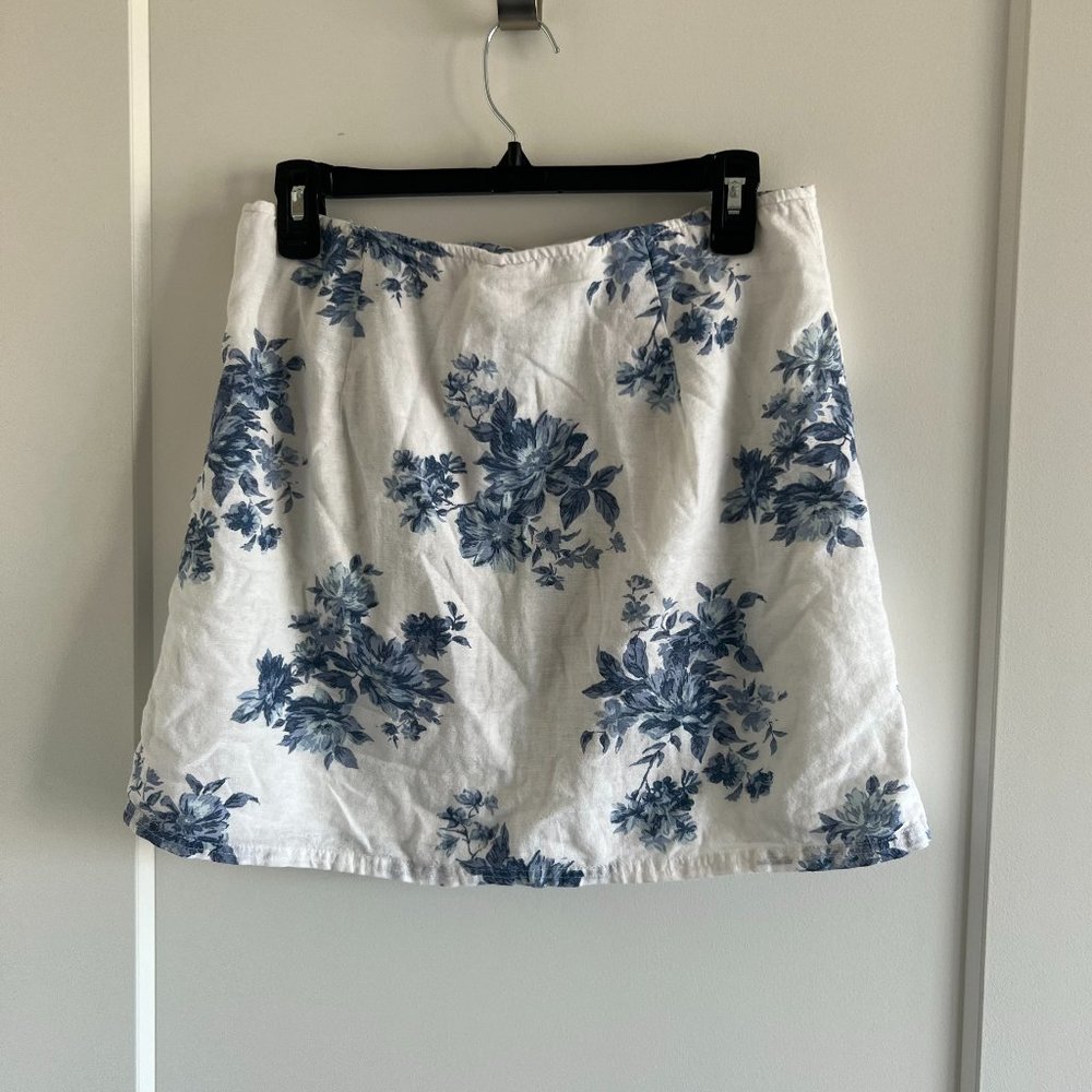 Floral Canvas American Eagle Mini Skirt - Picture 3 of 7